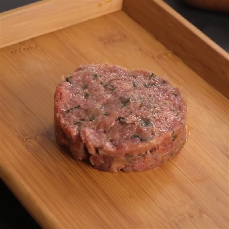 Bước 4 Tạo hình nhân bò Burger phở