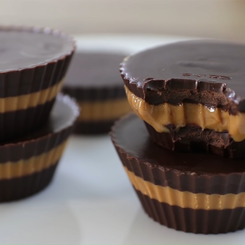 Bước 5 Thành phẩm Kẹo peanut butter cup