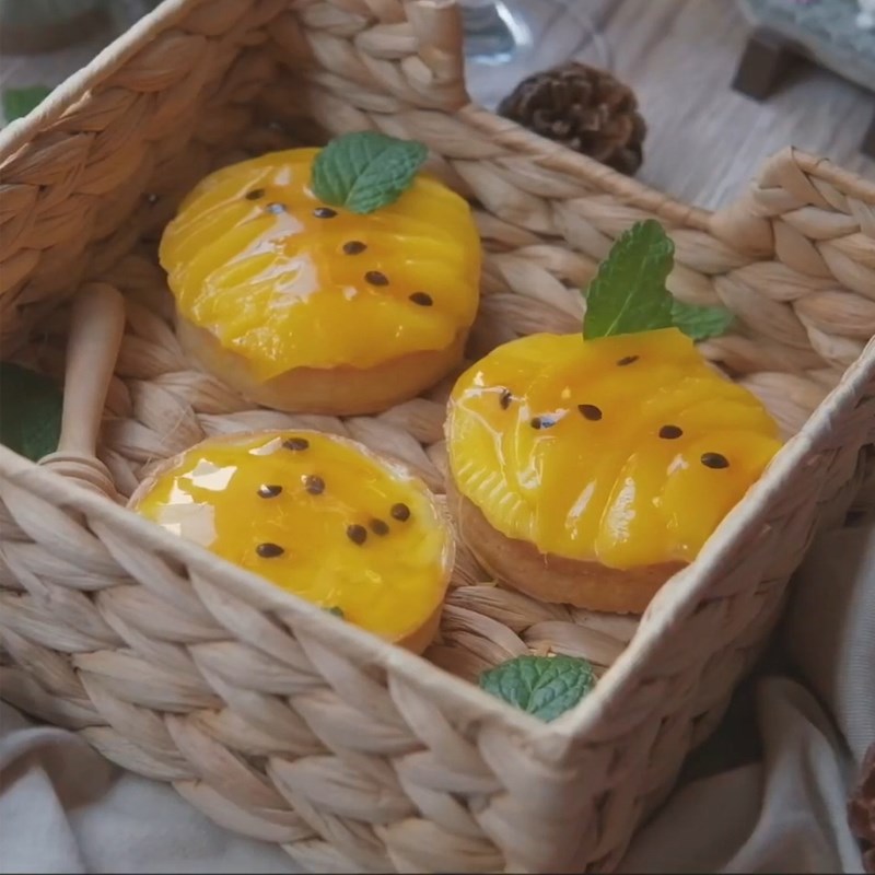 Bước 7 Thành phẩm Bánh tart xoài sốt chanh leo