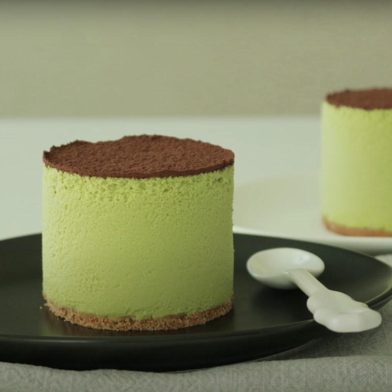 Bước 5 Thành phẩm Kem tiramisu matcha