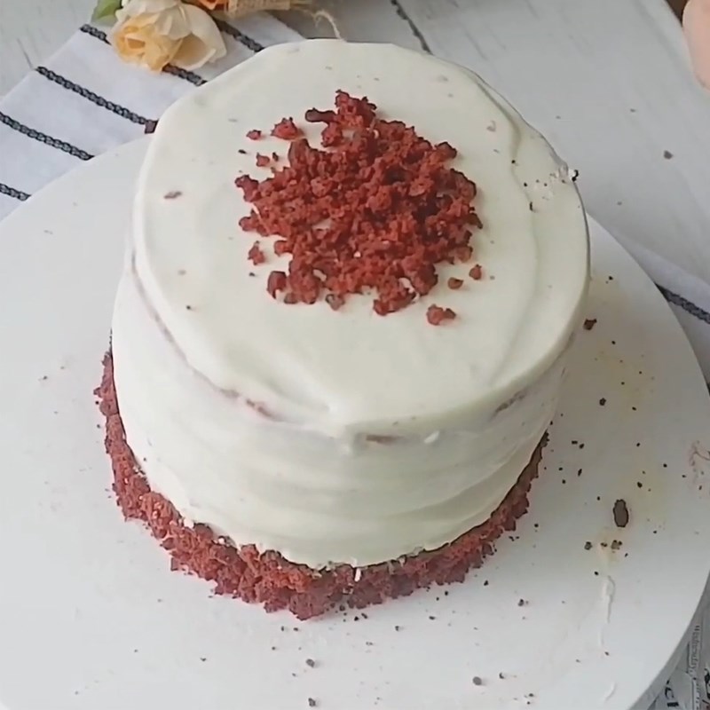 Bước 7 Thành phẩm Bánh bông lan Red Velvet không cần lò nướng