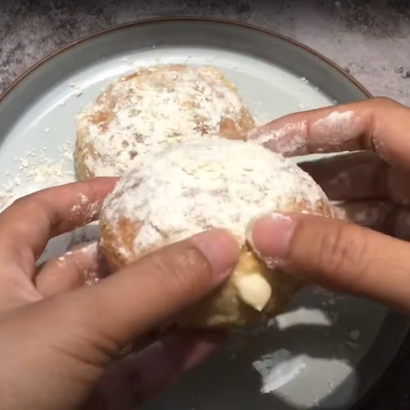 Bước 8 Thành phẩm Bánh mì kem đậu nành