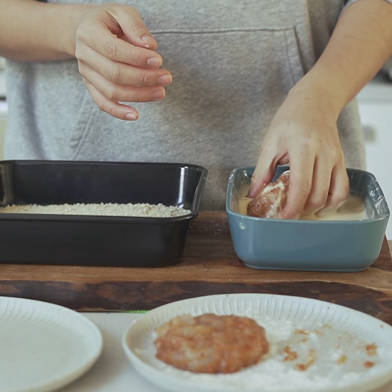 Bước 5 Chiên tôm Sandwich tôm chiên xù