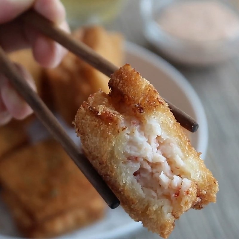 Bước 6 Thành phẩm Sandwich tôm chiên giòn