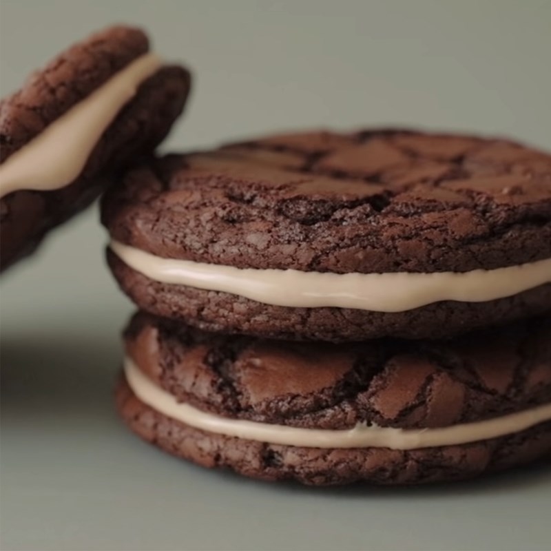 Bước 9 Thành phẩm Bánh Brownie Cookie nhân kem dẻo