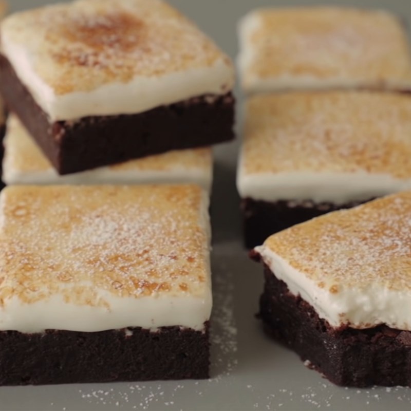 Bước 8 Thành phẩm Bánh Brownie Marshmallow