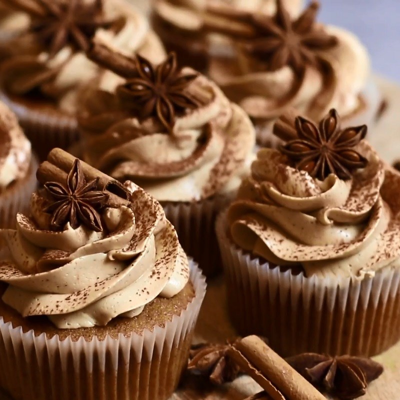 Bước 7 Thành phẩm Bánh masala chai cupcake