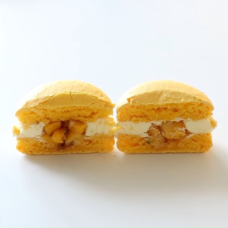 Bước 8 Thành phẩm Bánh Macaron phô mai ngô