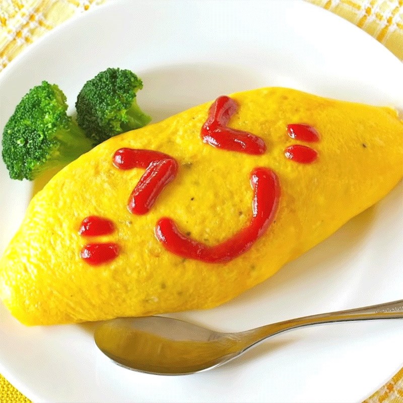 Bước 4 Thành phẩm Trứng omurice