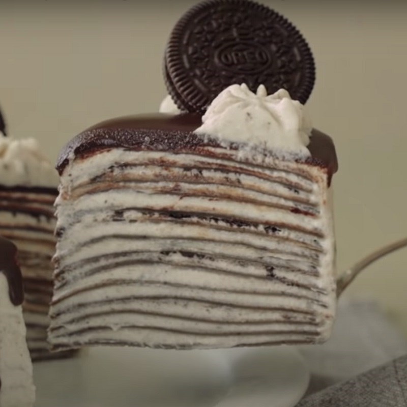 Bước 8 Thành phẩm Bánh crepe oreo ngàn lớp