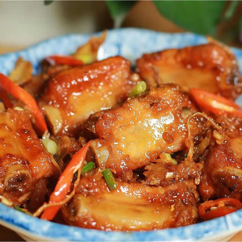 Bước 8 Thành phẩm Sườn hấp chua ngọt