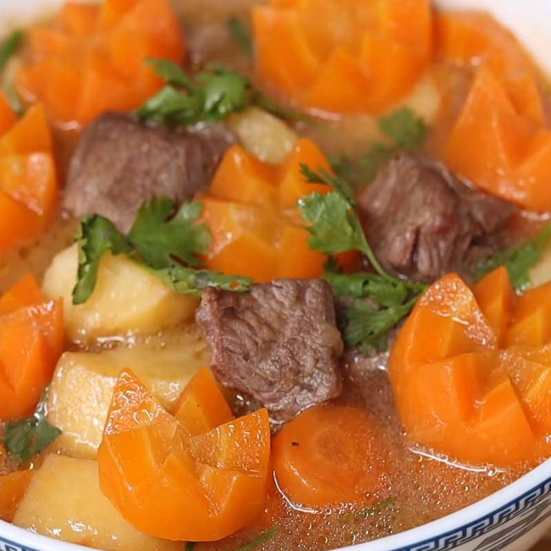 Bước 6 Thành phẩm Canh thịt bò khoai tây cà rốt