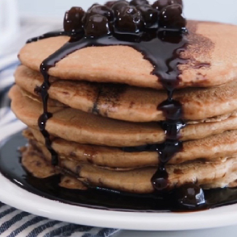 Bước 5 Thành phẩm Pancake trà sữa đường đen
