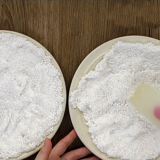 Bước 3 Trộn bột báng Bánh sago khoai lang