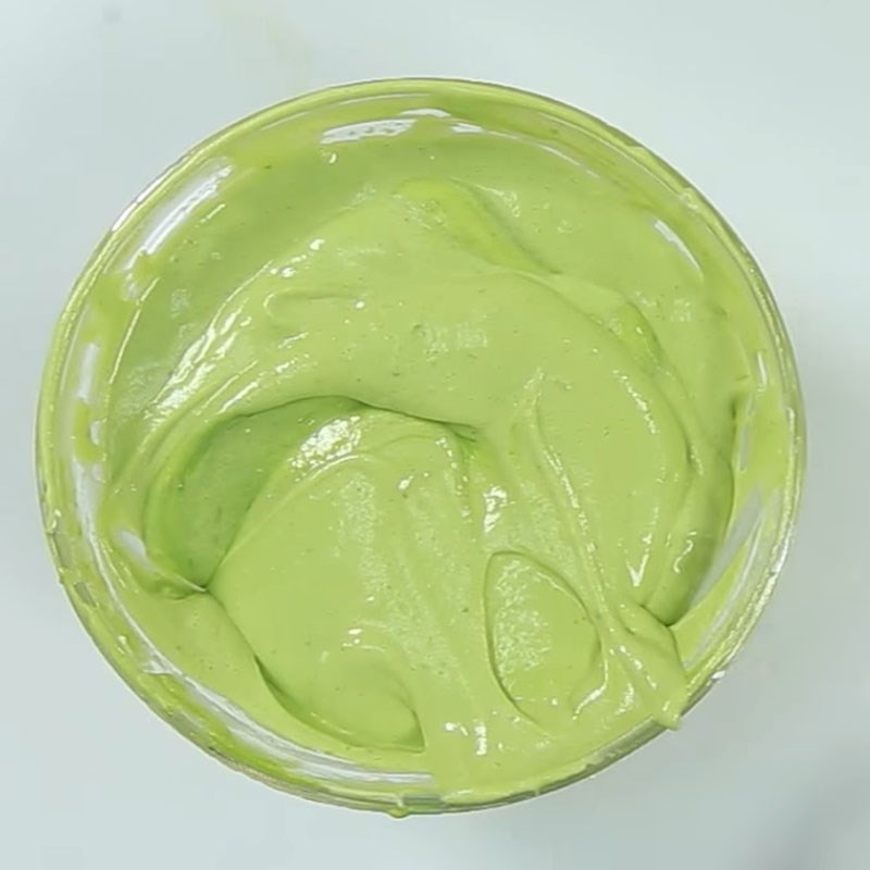 Bước 4 Trộn bột bánh Bánh rán trà xanh nhân socola