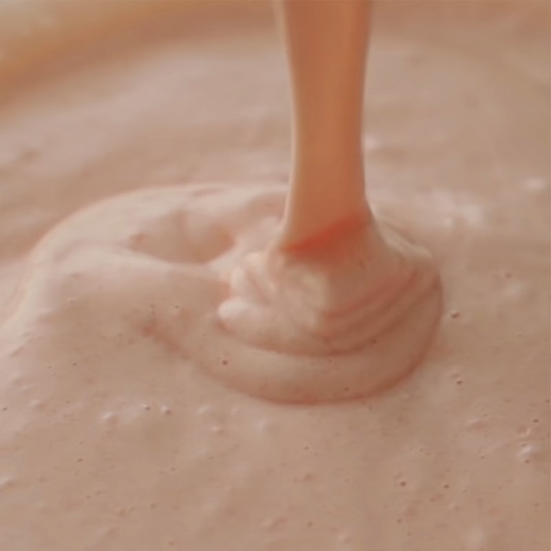 Bước 2 Trộn bột bánh Bánh kem cherry