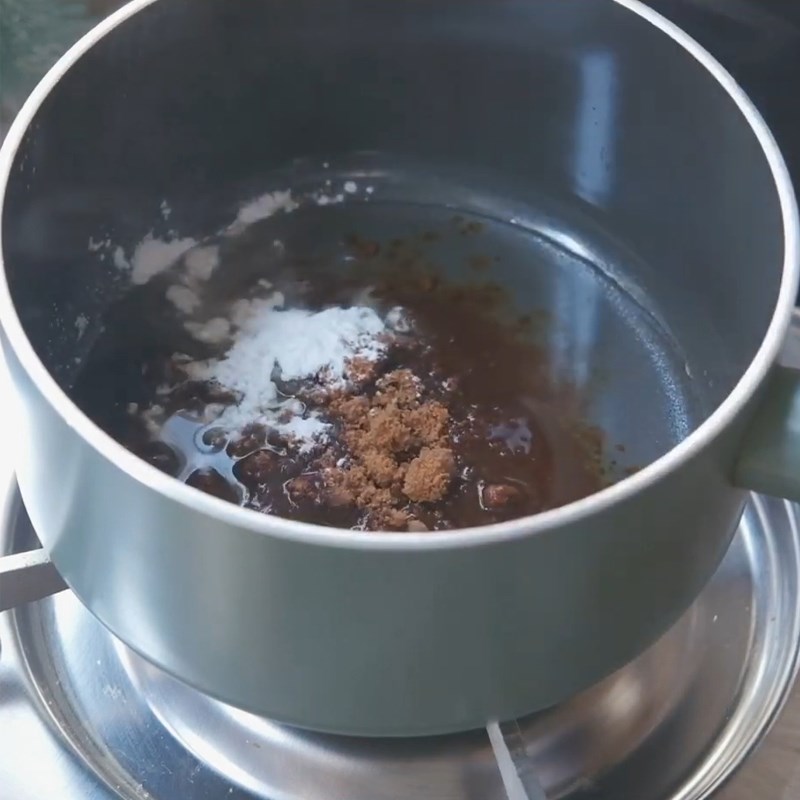 Bước 1 Trộn bột trân châu Chocolate bomb không cần lò nướng