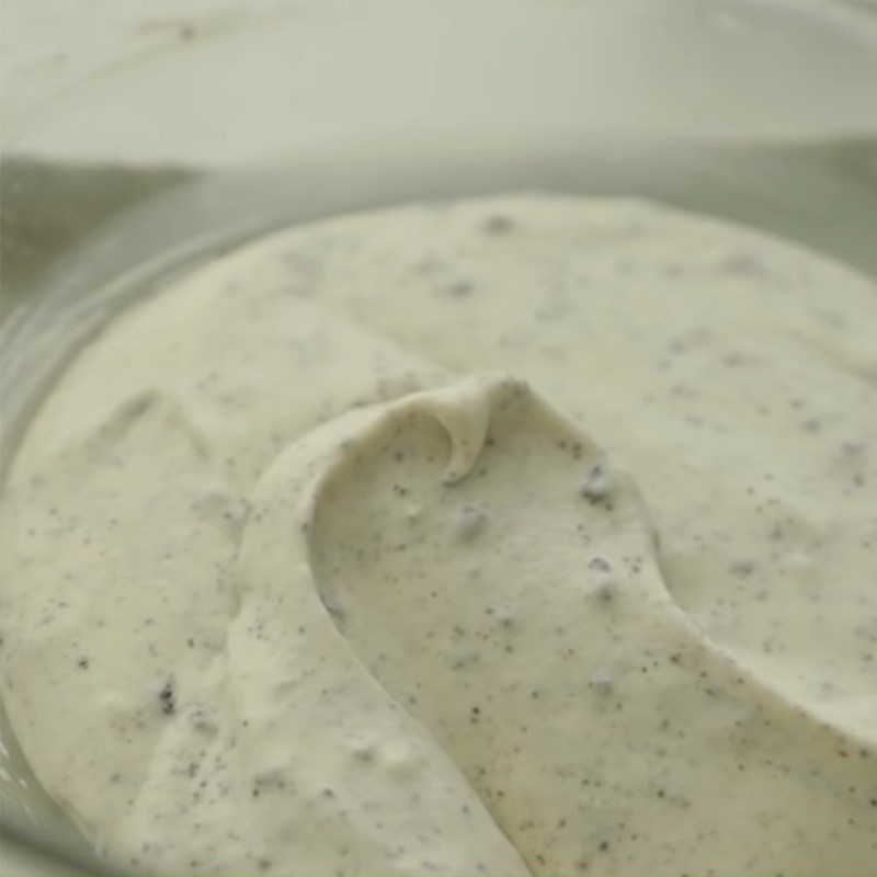 Bước 5 Trộn hỗn hợp Cream Cheese Bánh Cheesecake Socola Oreo