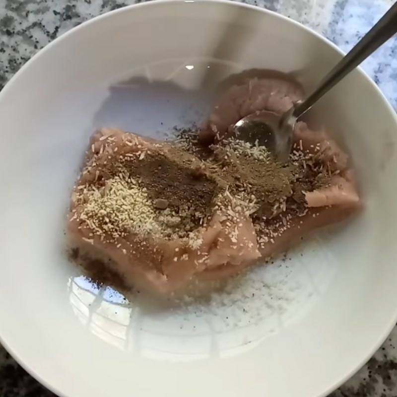 Bước 1 Ướp cá thác lác Bánh phồng cá thác lác