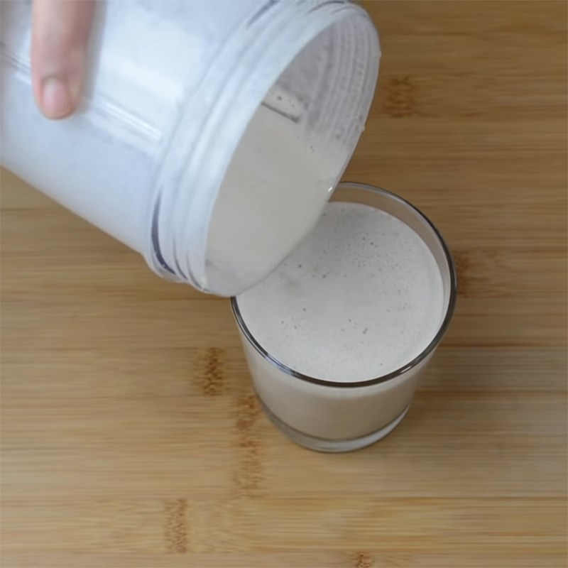Bước 1 Xay sữa lắc Sữa lắc trái cây khô và hạt