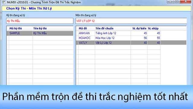 Phần mềm trộn câu hỏi trắc nghiệm nào phổ biến nhất hiện nay?