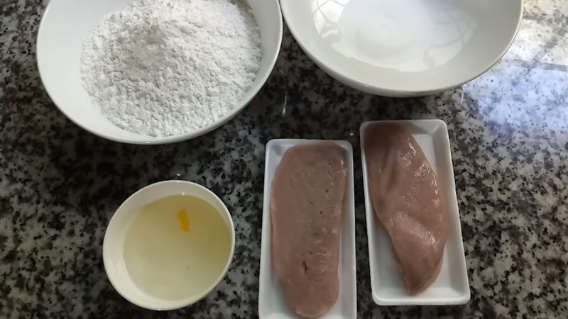 Nguyên liệu món ăn bánh phồng cá thác lác