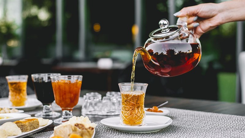 Tr&agrave; rooibos kh&ocirc;ng chứa caffein v&agrave; &iacute;t tanin