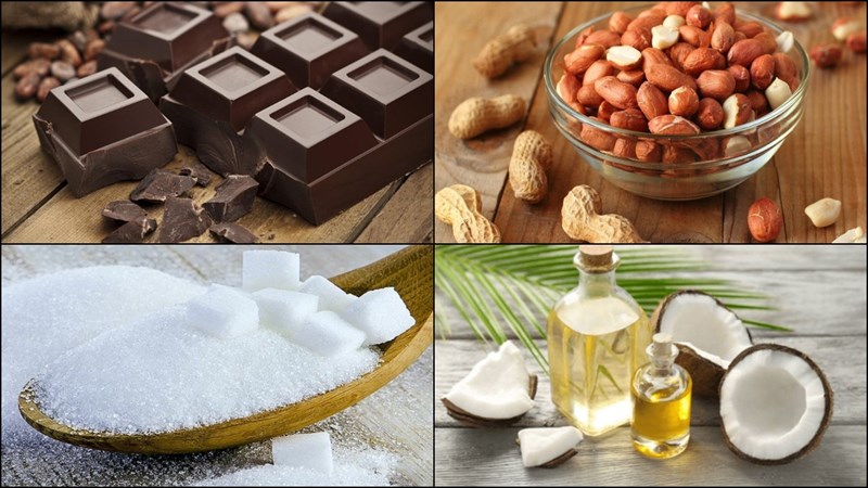 Nguyên liệu món ăn kẹo peanut butter cup