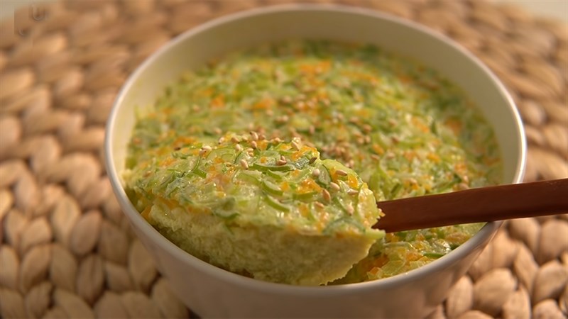 Trứng hấp rau củ