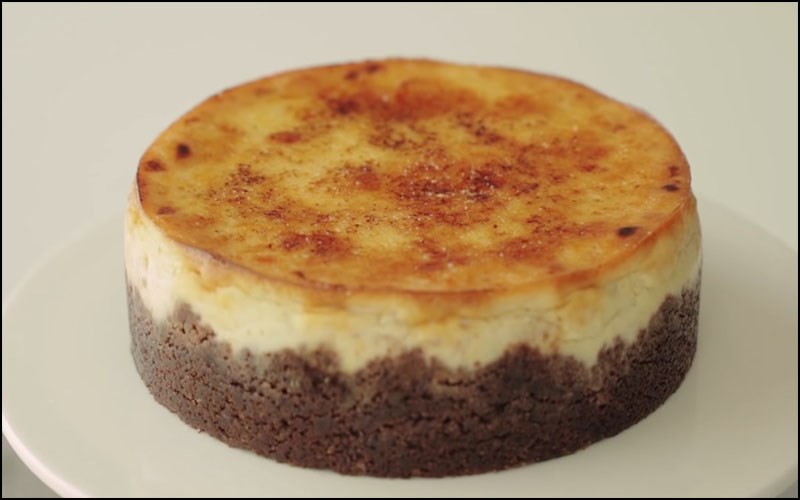 Cheesecake chuối nướng