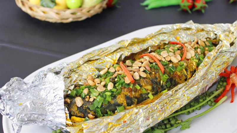 C&aacute; nục nướng giấy bạc