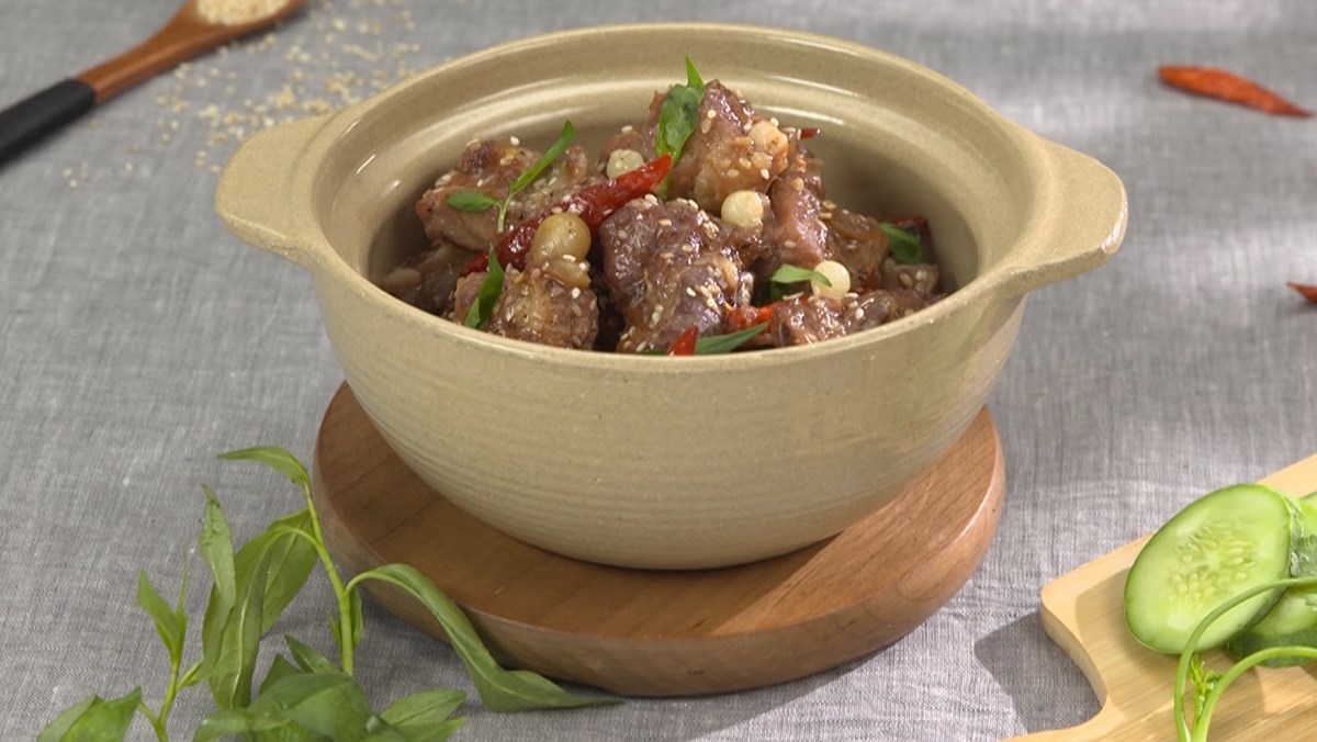 Sườn non rim củ nén