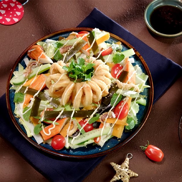 3 cách làm salad mực tươi ngon, hấp dẫn đơn giản ai cũng mê