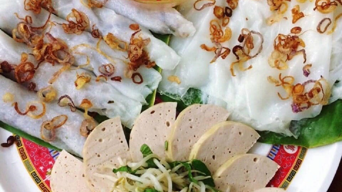 Bánh cuốn làm bằng bột pha sẵn