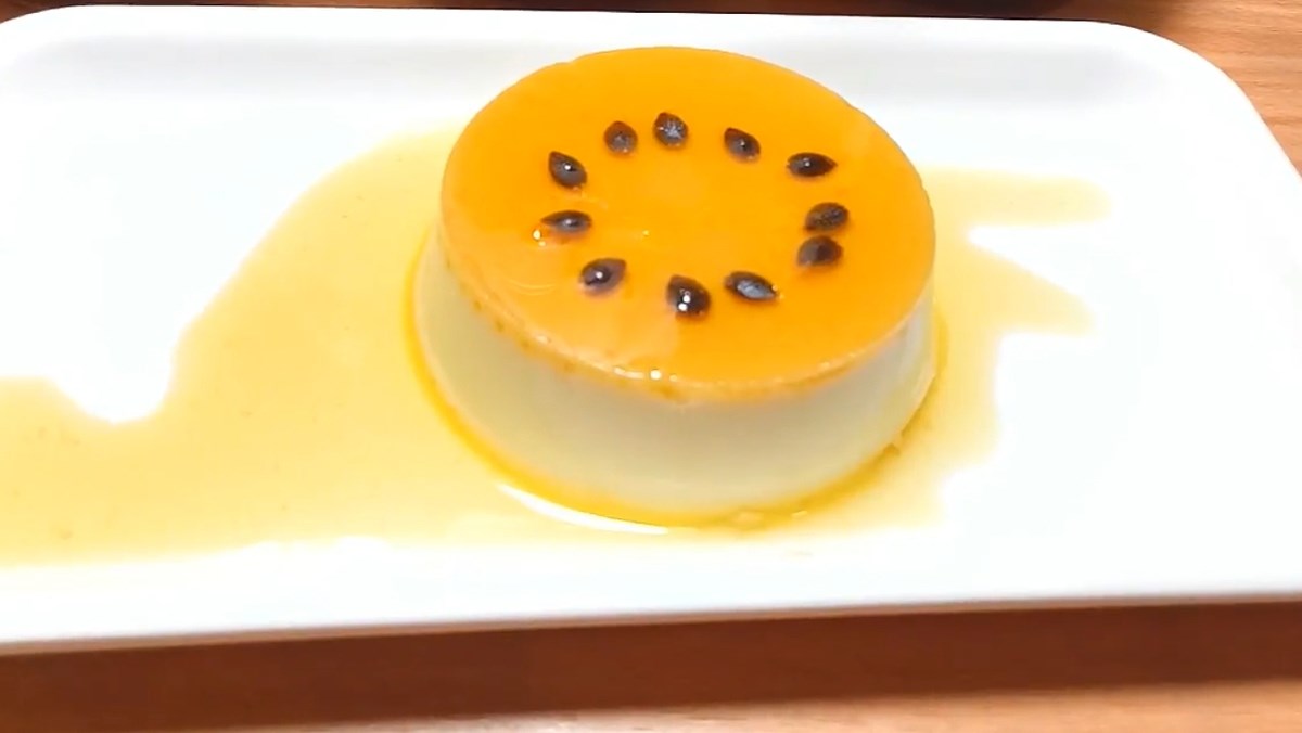 Bánh Flan caramen chanh leo
