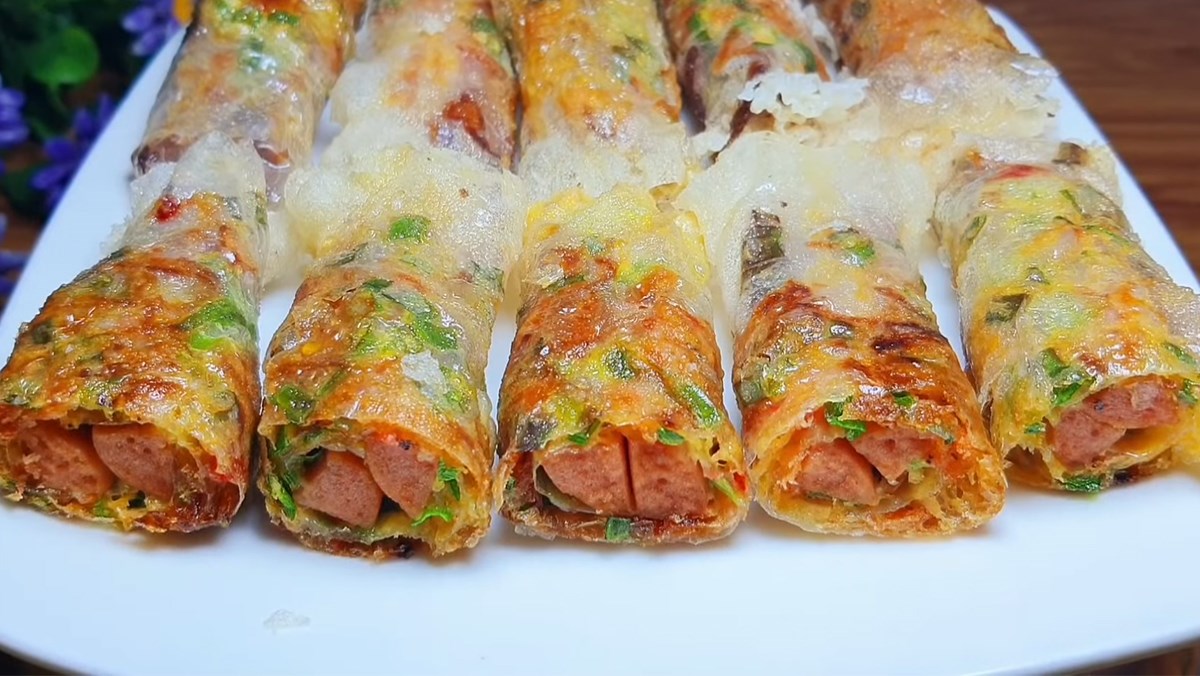 Bánh tráng cuốn chiên