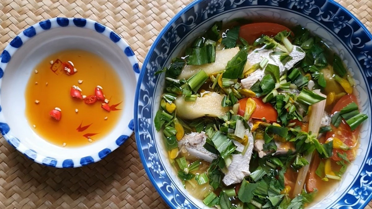 Canh chua cá chẽm