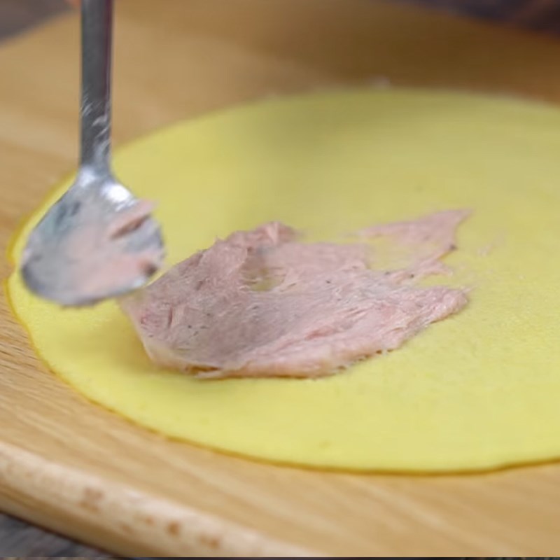 Bước 4 Cuộn chả Chả phượng