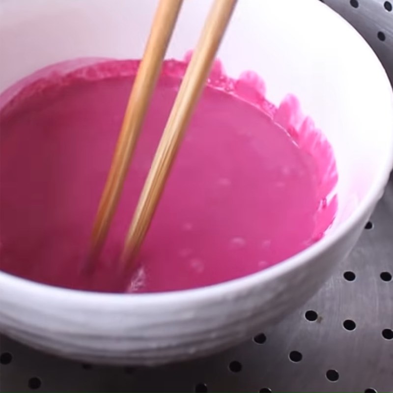 Bước 4 Hấp bột bánh Bánh sùng se tay