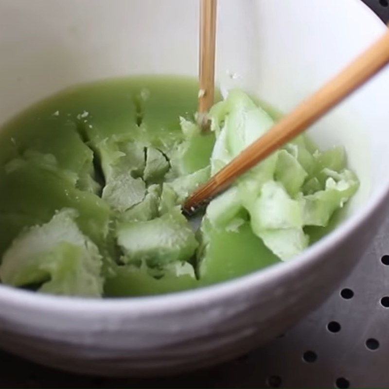 Bước 4 Hấp bột bánh Bánh sùng se tay