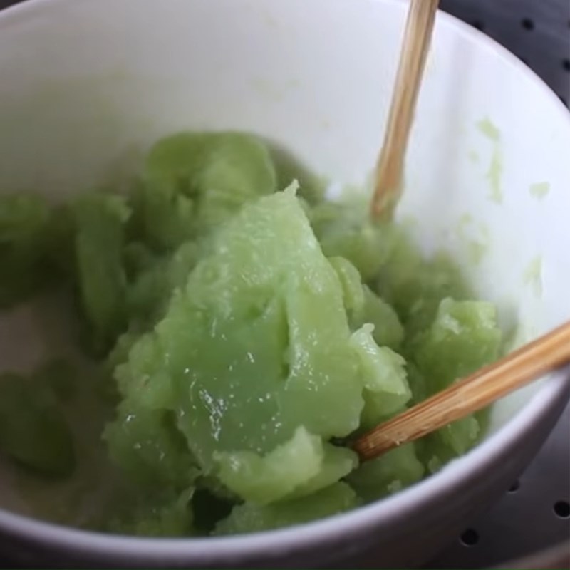 Bước 4 Hấp bột bánh Bánh sùng se tay