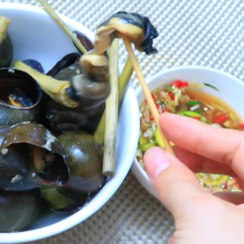 Bước 4 Hoàn thành Ốc hấp mẻ