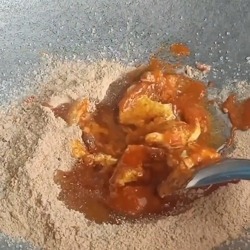 Bước 4 Làm sốt bơ Chuối xanh chiên giòn sốt bơ tỏi