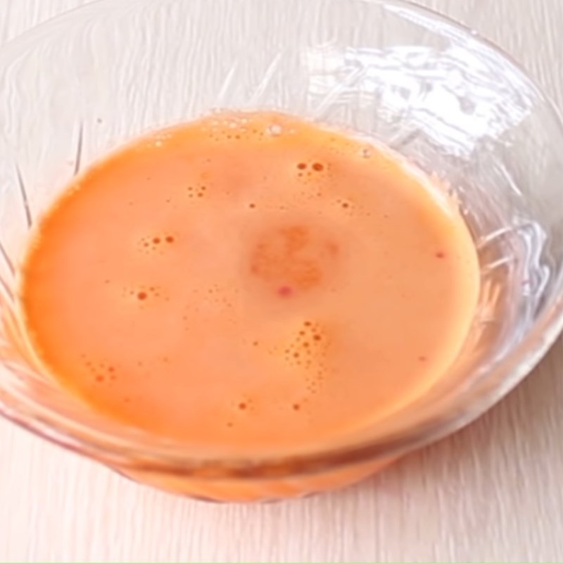 Bước 2 Lấy màu rau củ tự nhiên Bánh sùng se tay