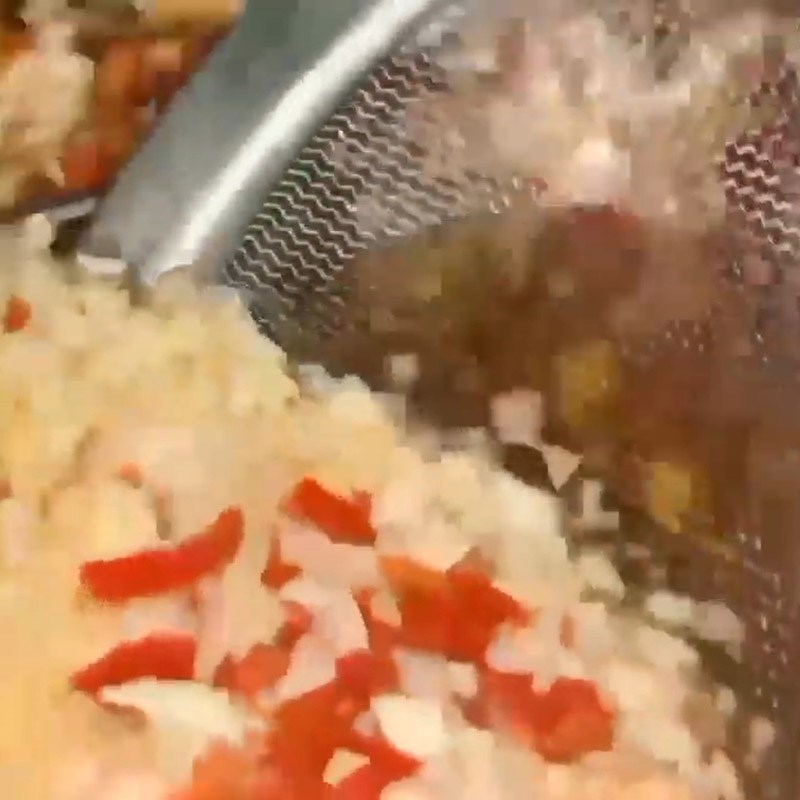 Bước 3 Nấu nước giấm đường Nấm rơm muối chua