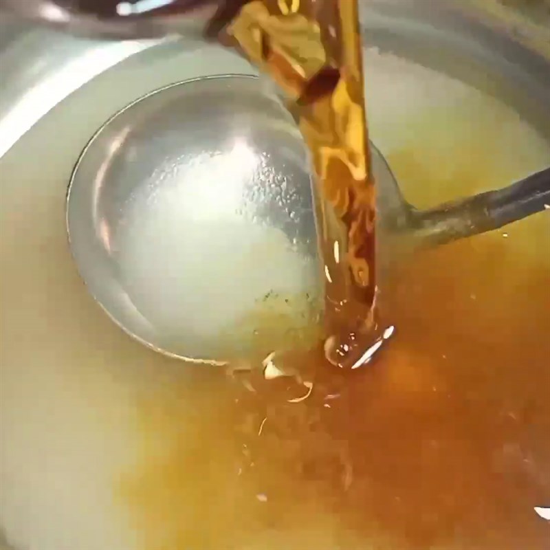 Bước 4 Nấu nước giấm đường Bạch tuộc ngâm sả tắc
