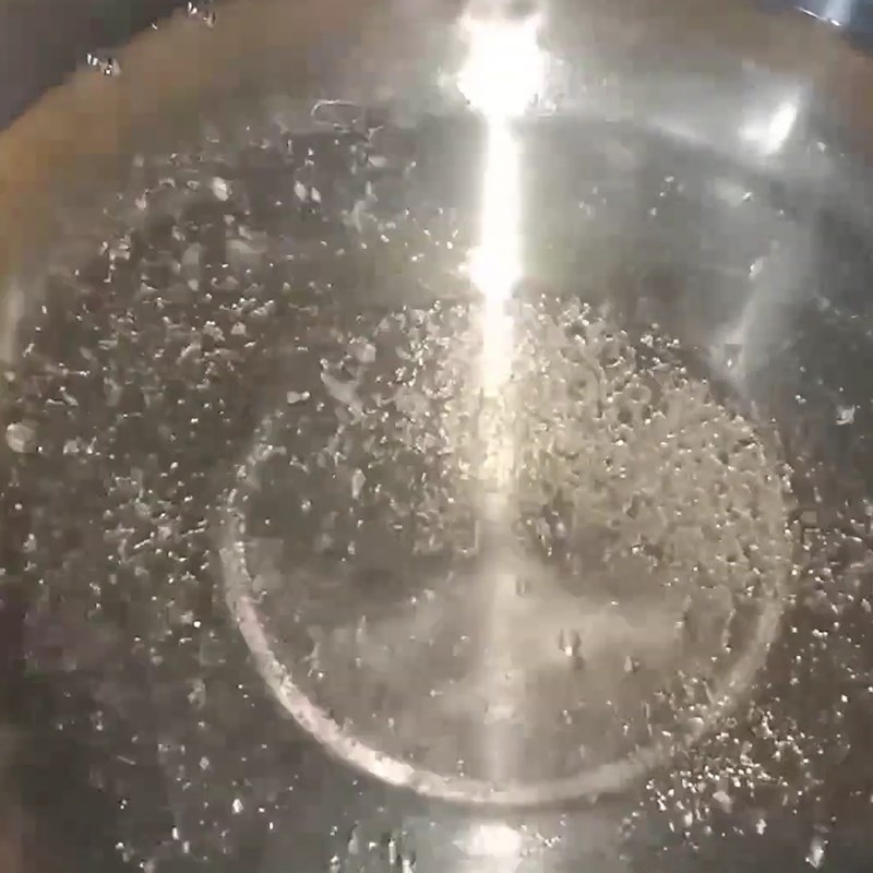 Bước 3 Nấu nước muối chua Ngó sen muối chua