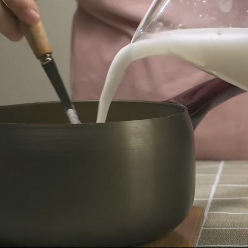 Bước 4 Nấu sữa Quinoa Sữa Quinoa (diêm mạch) hạt điều