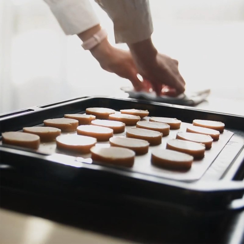 Bước 3 Nướng bánh Bánh quy bột đậu nành không trứng