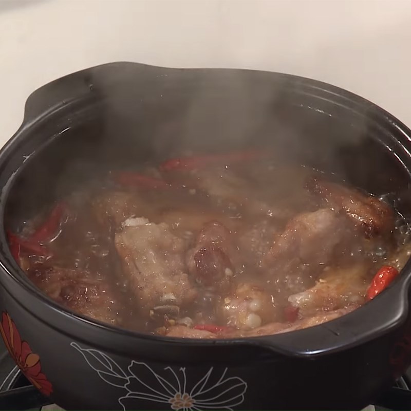 Bước 3 Rim sườn Sườn non rim củ nén